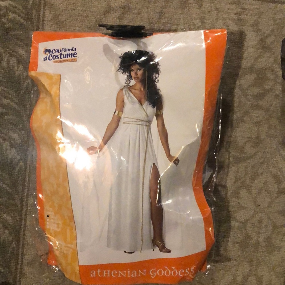 Adult sm goddess costume worn once with arm cuff